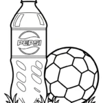 coloriage Pepsi à imprimer pdf gratuit