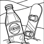 coloriage Pepsi gratuit pour enfants