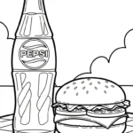 coloriage Pepsi à imprimer