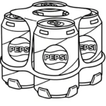 coloriage Pepsi à imprimer pour enfant de 3 ans