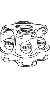 coloriage Pepsi à imprimer pour enfant de 3 ans