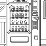 coloriage Pepsi pour enfant de 7 ans