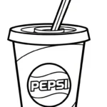 coloriage Pepsi pour enfant