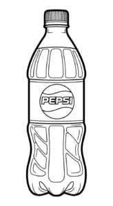 coloriage Pepsi a imprimer gratuit