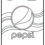 coloriage Pepsi pour enfant de 10 ans