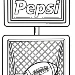 coloriage Pepsi à imprimer pour enfant de 7 ans
