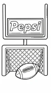 coloriage Pepsi à imprimer pour enfant de 7 ans