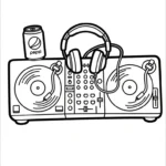 image pour coloriage Pepsi enfant