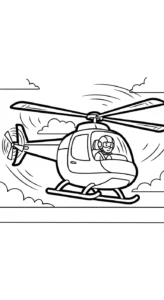 coloriage Pilote à imprimer gratuitement