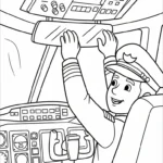 a imprimer coloriage Pilote gratuit
