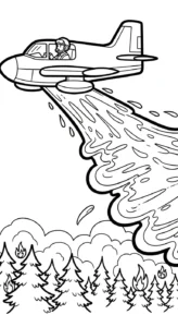 coloriage Pilote pour enfants a imprimer gratuit