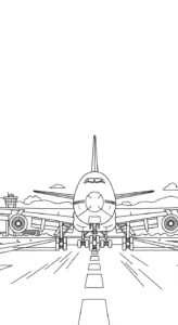 coloriage Pilote et decoupage