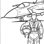 coloriage Pilote gratuit