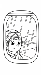 a imprimer coloriage Pilote gratuit