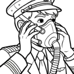 coloriage Pilote gratuit à imprimer