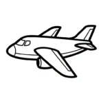 coloriage Pilote pour bebe a imprimer