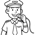 coloriage Pilote gratuit a imprimer