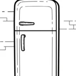 coloriage Réfrigérateur updated pour enfant de 4 ans