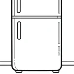 coloriage Réfrigérateur updated à imprimer pour enfant de 12 ans