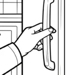 coloriage Réfrigérateur updated à imprimer pdf gratuit