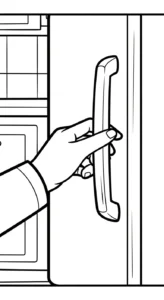 coloriage Réfrigérateur updated à imprimer pdf gratuit