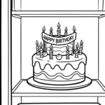 coloriage Réfrigérateur updated pour enfant de à imprimer
