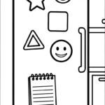 coloriage Réfrigérateur updated et decoupage a imprimer gratuit