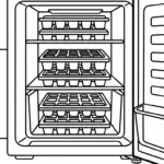 coloriage Réfrigérateur updated a colorier en ligne