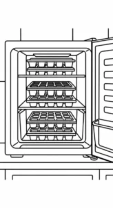 coloriage Réfrigérateur updated a colorier en ligne