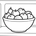 coloriage Réfrigérateur updated et découpage à imprimer