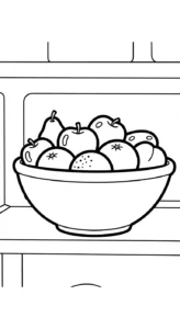 coloriage Réfrigérateur updated et découpage à imprimer