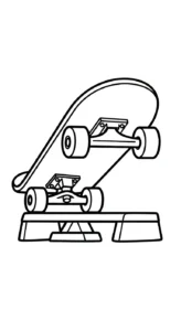 coloriage Skateboard en ligne