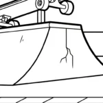 coloriage Skateboard pour enfants à imprimer