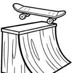 coloriage Skateboard a imprimer gratuit
