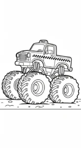 coloriage Taxi pour enfant a imprimer gratuit