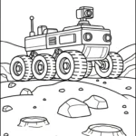 coloriage Vaisseau Spatial a dessiner et imprimer