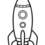 coloriage Vaisseau Spatial gratuit pour enfants