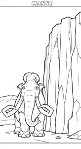 coloriage Éléphant updated pour enfants