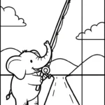 coloriage Éléphant updated a imprimer gratuit