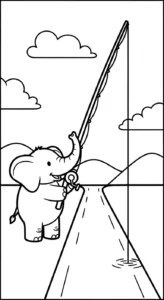coloriage Éléphant updated a imprimer gratuit