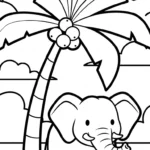 coloriage Éléphant updated pour enfant de 8 ans