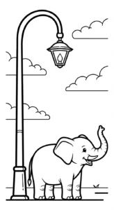 coloriage Éléphant updated a colorier en ligne