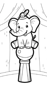 coloriage Éléphant updated de pour enfants