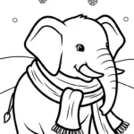 coloriage Éléphant updated à imprimer pdf