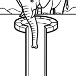 coloriage Éléphant updated et apprentissage