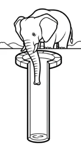 coloriage Éléphant updated et apprentissage