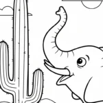 coloriage Éléphant updated pour enfant a imprimer gratuit