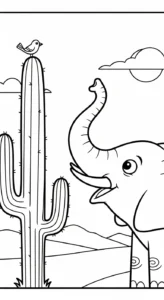 coloriage Éléphant updated pour enfant a imprimer gratuit