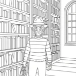 coloriage Freddy Krueger à imprimer pdf gratuit