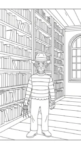 coloriage Freddy Krueger à imprimer pdf gratuit